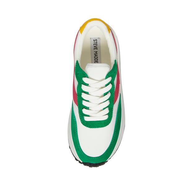 Steve Madden Actions Joggesko Dame Grønn Multicolor | SM-032MW