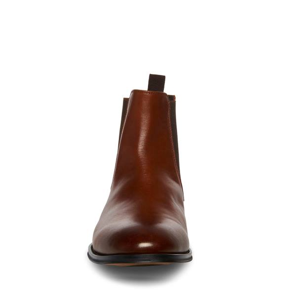 Steve Madden Adamo Lær Støvler Herre Brune | SM-306IR