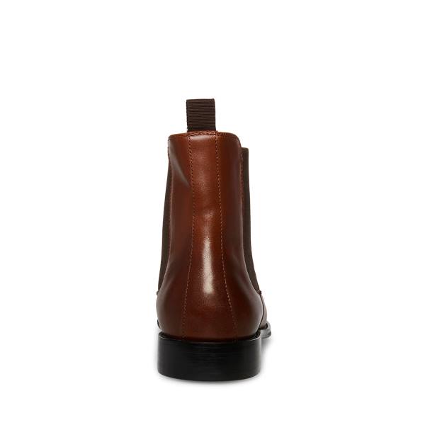 Steve Madden Adamo Lær Støvler Herre Brune | SM-306IR