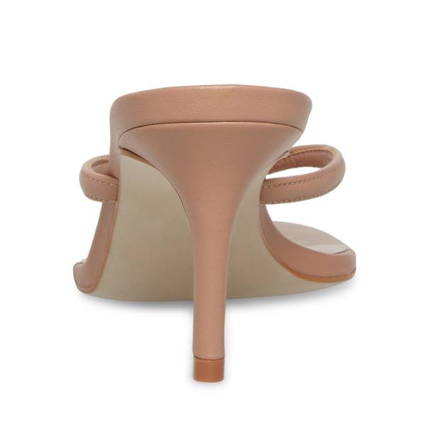 Steve Madden Addyson Tan Lær Heel Høye Hæler Dame Brune | SM-418ID