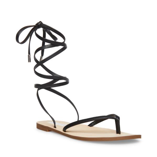 Steve Madden Anna Sandaler Dame Svarte | SM-402GK