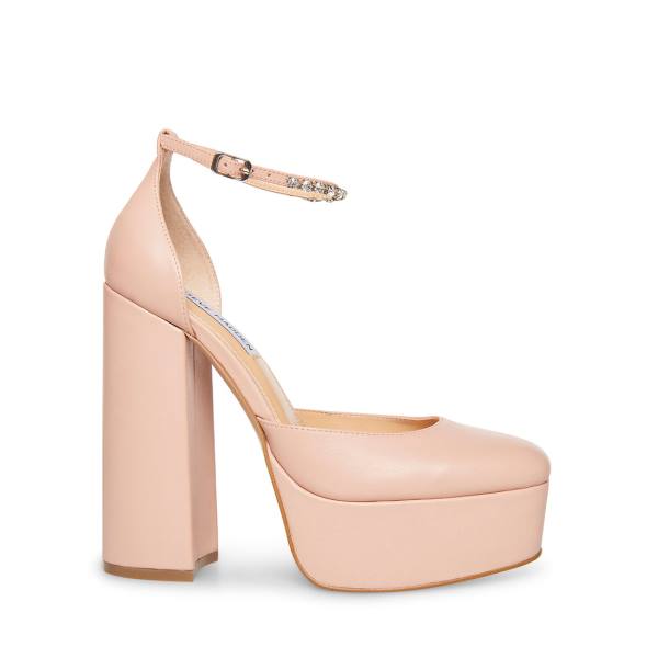 Steve Madden Bangle Blush Lær Heel Høye Hæler Dame Rosa | SM-507EH