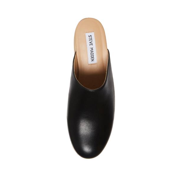 Steve Madden Bayridge Lær Heel Høye Hæler Dame Svarte | SM-230OT