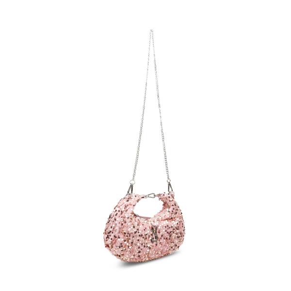 Steve Madden Bbrenda Sequins Blush Crossbody Veske Dame Rosa | SM-820CO