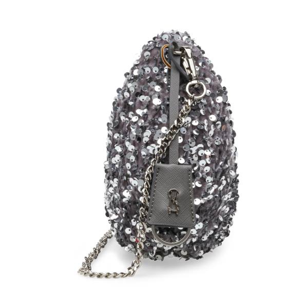 Steve Madden Bbrenda Sequins Crossbody Veske Dame Sølv | SM-582ZT