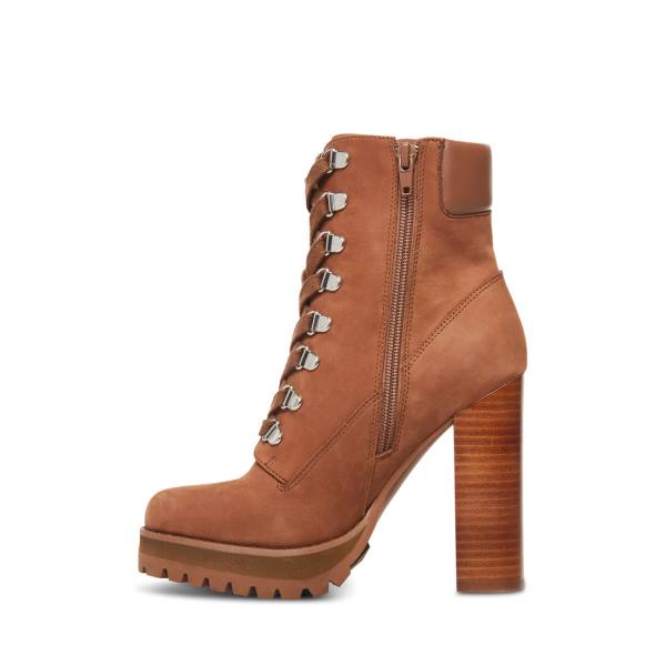 Steve Madden Beso Nubuck Ankelstøvletter Dame Brune | SM-625EP