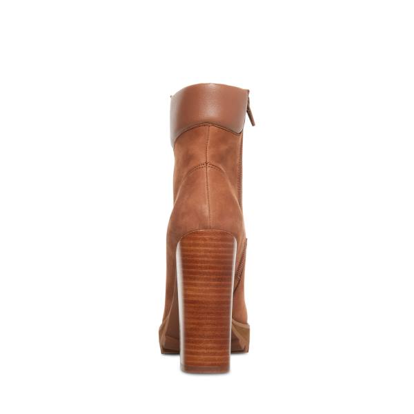 Steve Madden Beso Nubuck Ankelstøvletter Dame Brune | SM-625EP