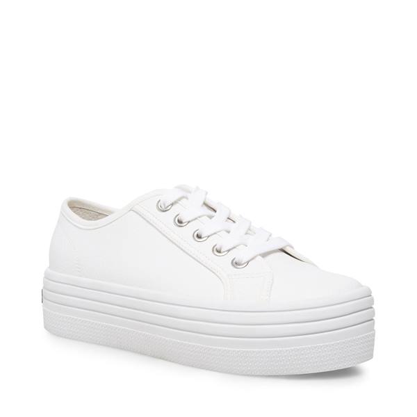 Steve Madden Bobbi30 Joggesko Dame Hvite | SM-598YJ