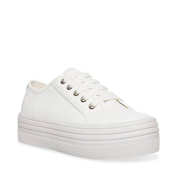 Steve Madden Bobbi30 Joggesko Dame Hvite Grønn | SM-764DW