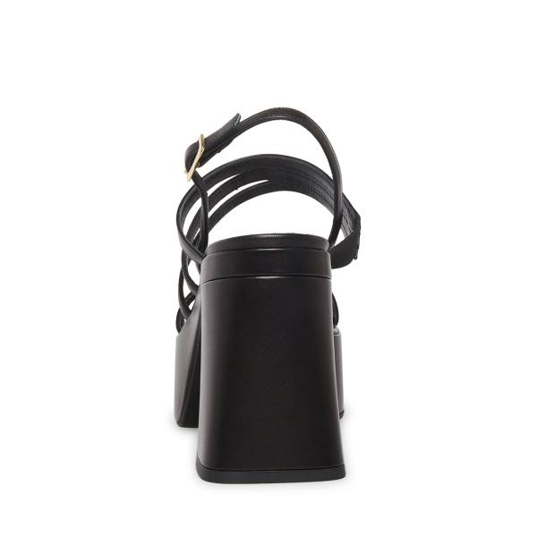 Steve Madden Bossy Lær Heel Høye Hæler Dame Svarte | SM-598FW