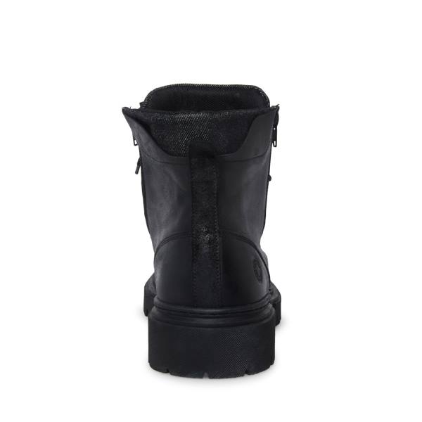Steve Madden Bridges Lær Støvler Herre Svarte | SM-807SF