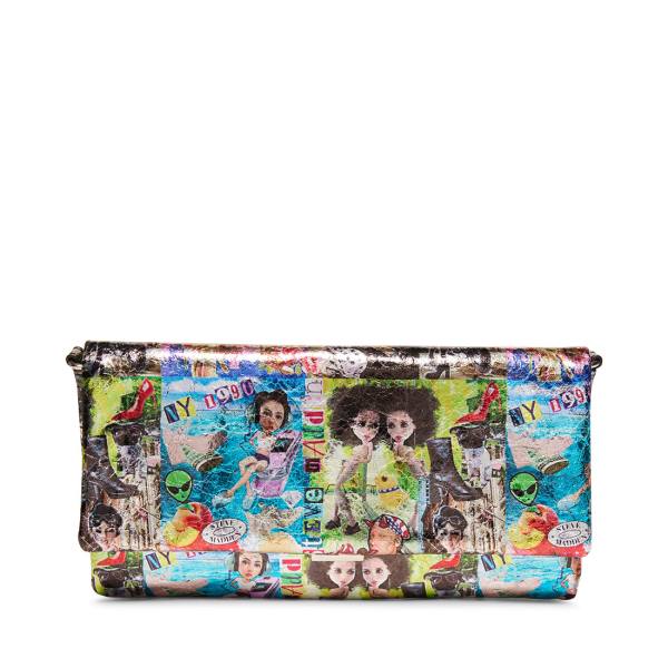 Steve Madden Bsublime Crossbody Veske Dame Sølv Multicolor | SM-315XS