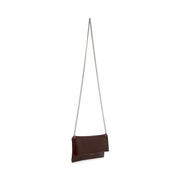 Steve Madden Bsublime Patent Crossbody Veske Dame Brune | SM-268NK