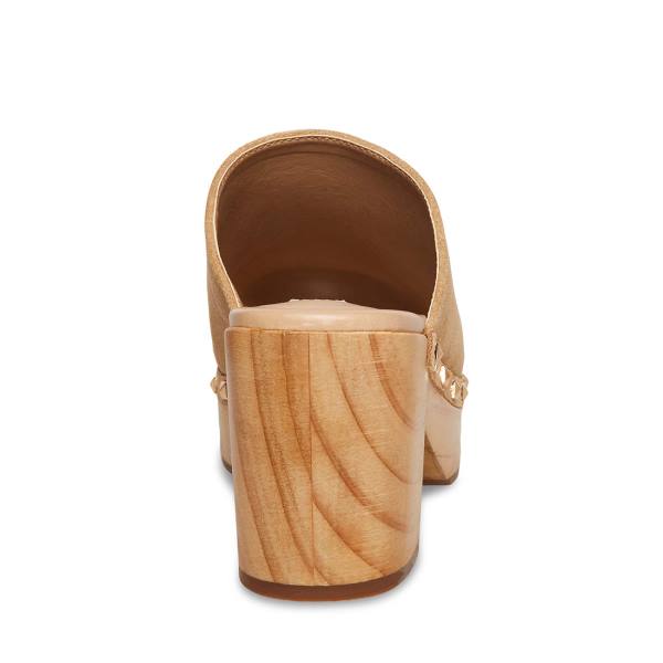 Steve Madden Bushwick Taupe Semsket Skinn Heel Høye Hæler Dame Grå Brune | SM-641AT