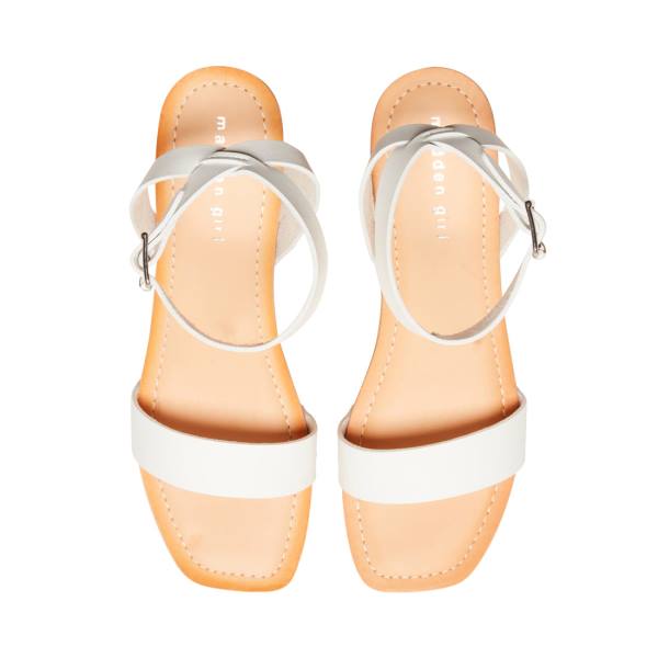 Steve Madden Caprise Paris Heel Høye Hæler Dame Hvite | SM-137TF