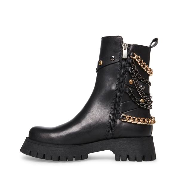 Steve Madden Chain Ankelstøvletter Dame Svarte Multicolor | SM-189MA