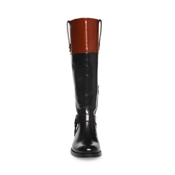 Steve Madden Chalet Støvler Dame Svarte Brune | SM-190GM