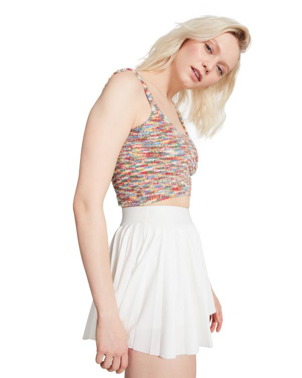 Steve Madden Cozy Knit Tank Topper Dame Rød | SM-803XR