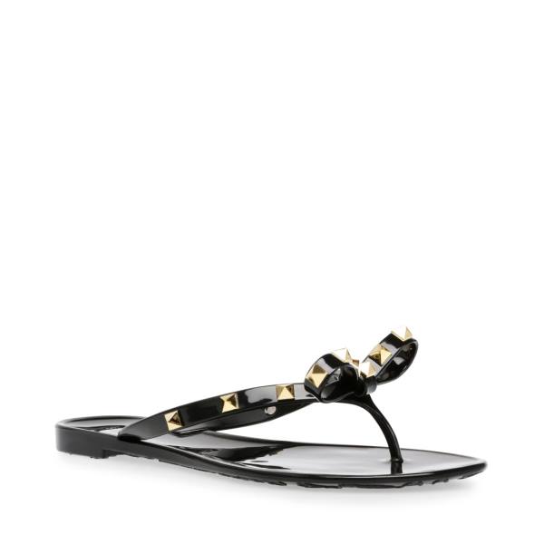 Steve Madden Deena Sandaler Dame Svarte | SM-381KJ