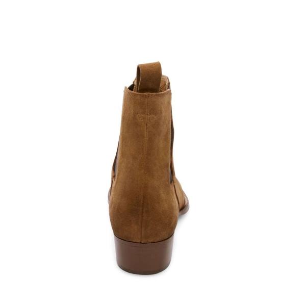 Steve Madden Dex Tan Semsket Skinn Støvler Herre Brune | SM-094TD