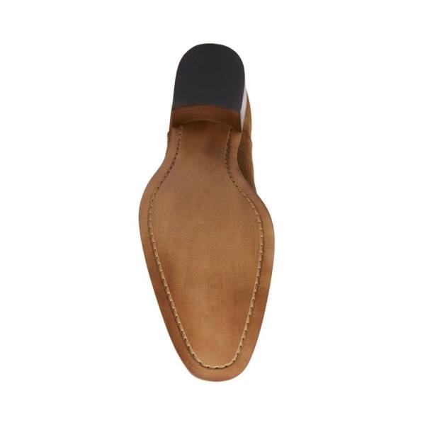 Steve Madden Dex Tan Semsket Skinn Støvler Herre Brune | SM-094TD