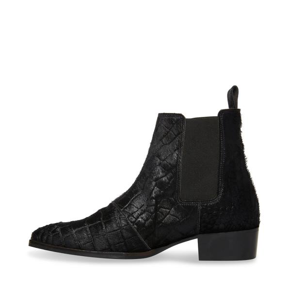 Steve Madden Dex-p Pony Støvler Herre Svarte | SM-609RS