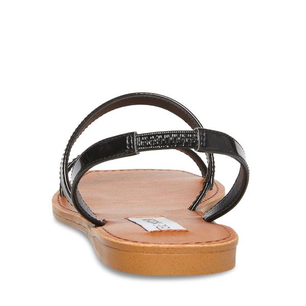 Steve Madden Direct Patent Sandaler Dame Svarte | SM-390SZ