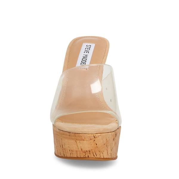 Steve Madden Elenora Sandaler Dame Clear | SM-691QE