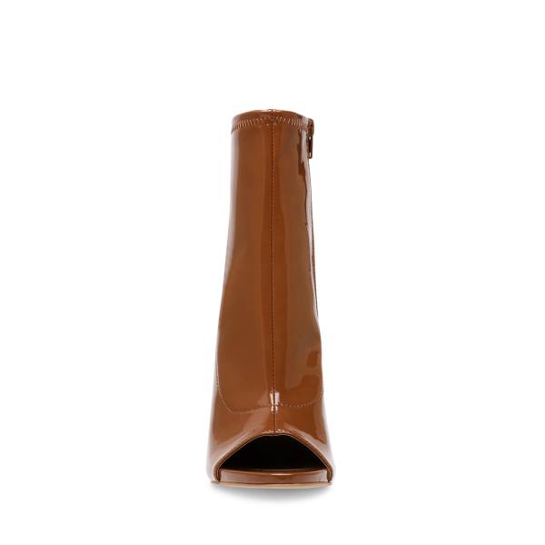 Steve Madden Elettra Cognac Patent Ankelstøvletter Dame Brune | SM-921MS