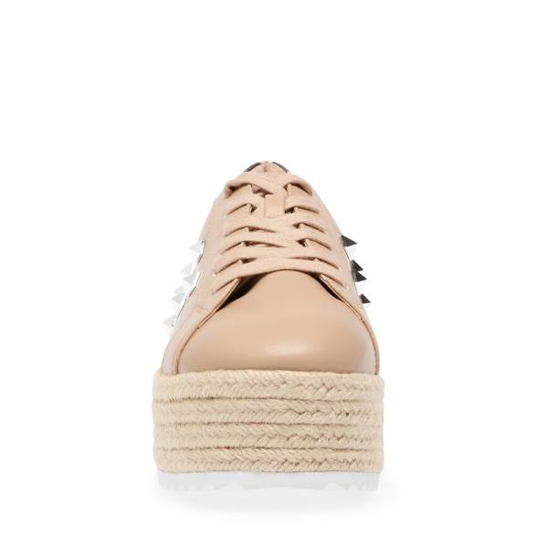 Steve Madden Elodie Tan Flate Sko Dame Brune Multicolor | SM-681KE