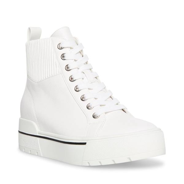 Steve Madden Felix Joggesko Dame Hvite | SM-629TY
