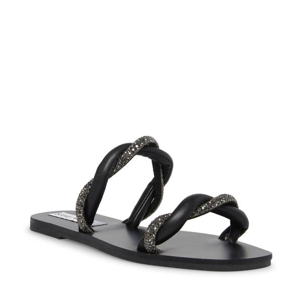 Steve Madden Flipped Sandaler Dame Svarte Multicolor | SM-820LU
