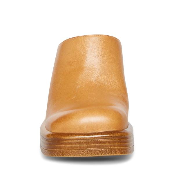 Steve Madden Flirtie Tan Lær Heel Høye Hæler Dame Brune | SM-429HE