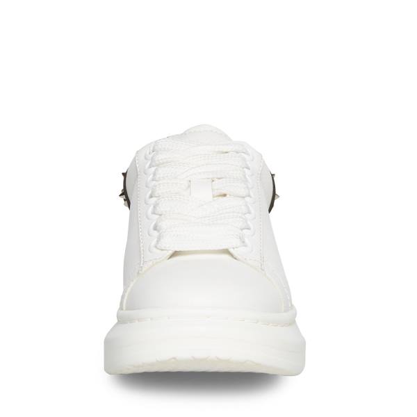 Steve Madden Gelsie Joggesko Dame Hvite | SM-853JX
