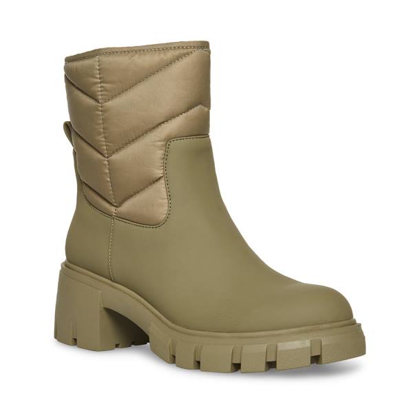Steve Madden Haldan Ankelstøvletter Dame Grønn | SM-264CJ