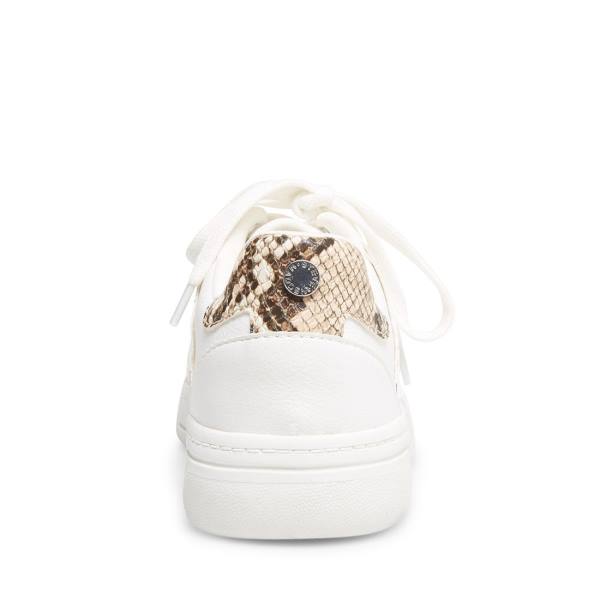 Steve Madden Harmonize Tan Snake Joggesko Dame Brune Slangeprint | SM-465VG