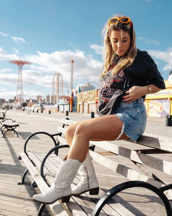 Steve Madden Hayward Lær Støvler Dame Hvite | SM-123GJ
