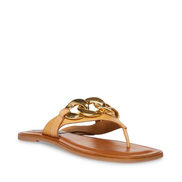 Steve Madden Hazel Tan Sandaler Dame Brune | SM-784IY