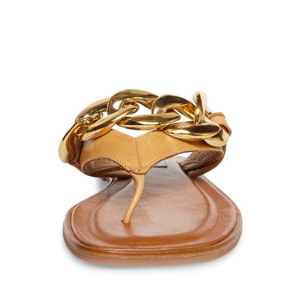 Steve Madden Hazel Tan Sandaler Dame Brune | SM-784IY