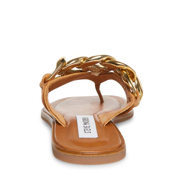 Steve Madden Hazel Tan Sandaler Dame Brune | SM-784IY
