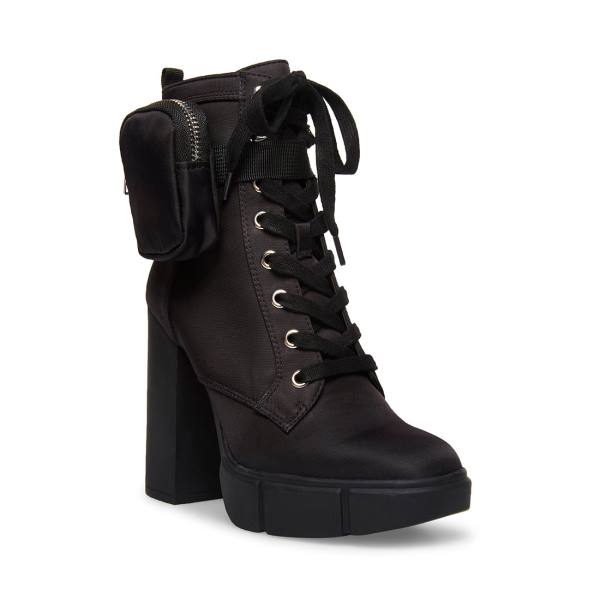 Steve Madden Herrick Ankelstøvletter Dame Svarte | SM-687IP