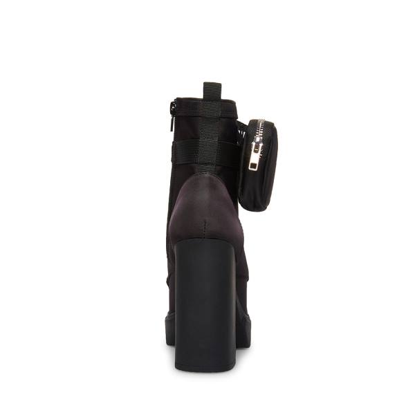 Steve Madden Herrick Ankelstøvletter Dame Svarte | SM-687IP