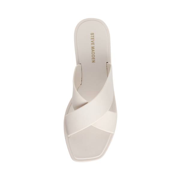 Steve Madden Horizon Off-white Sandaler Dame Hvite | SM-960CR
