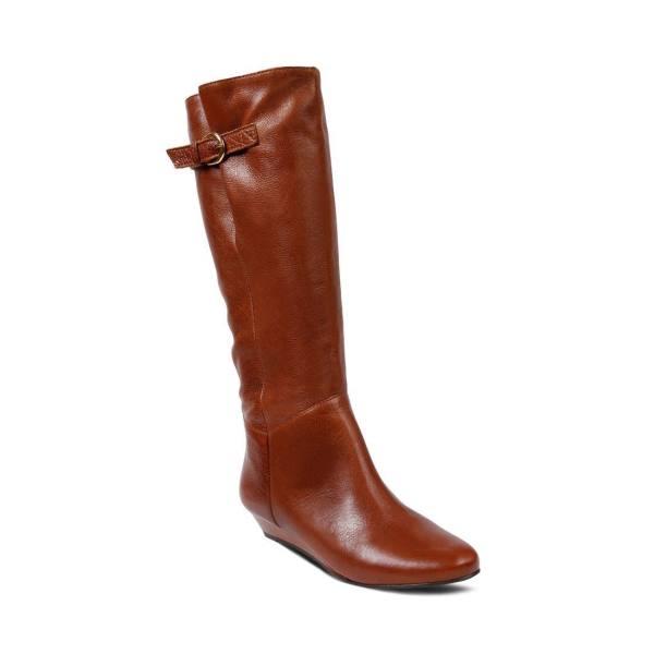 Steve Madden Intyce Cognac Lær Støvler Dame Brune | SM-842GF