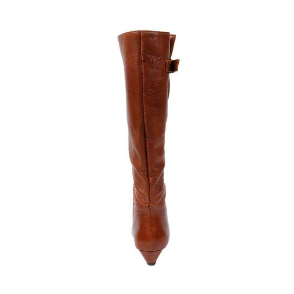 Steve Madden Intyce Cognac Lær Støvler Dame Brune | SM-842GF