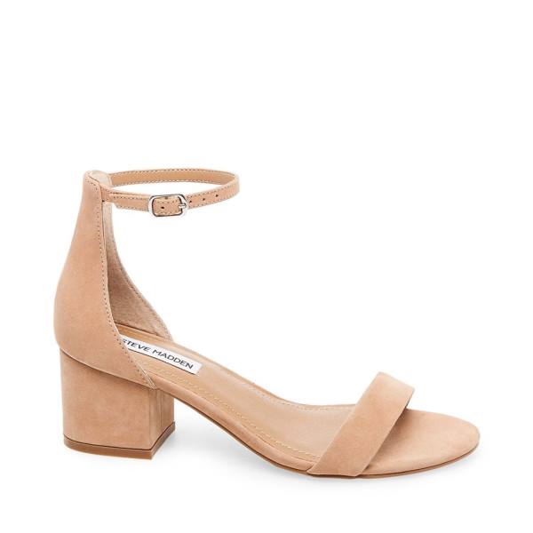 Steve Madden Ireneew Tan Nubuck Heel Høye Hæler Dame Brune | SM-976PZ
