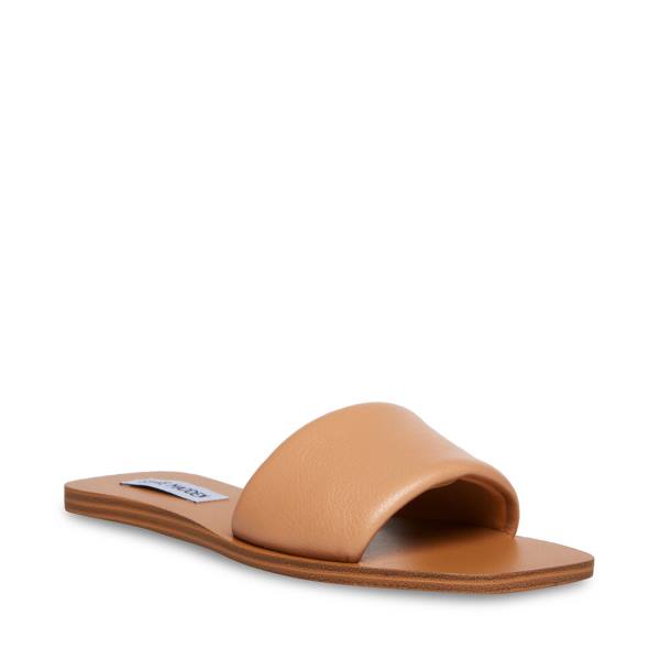 Steve Madden Isabel Tan Sandaler Dame Brune | SM-839VR
