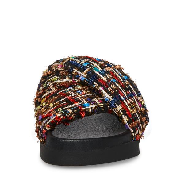 Steve Madden Joyce Sandaler Dame Multicolor | SM-049ZJ
