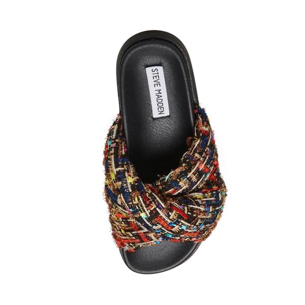 Steve Madden Joyce Sandaler Dame Multicolor | SM-049ZJ