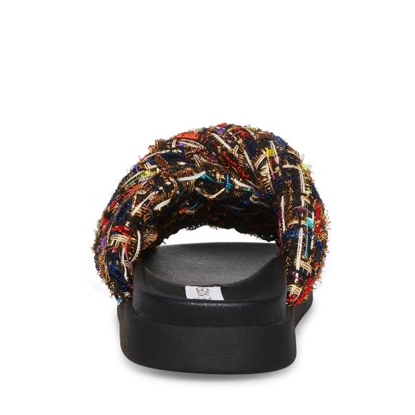 Steve Madden Joyce Sandaler Dame Multicolor | SM-049ZJ